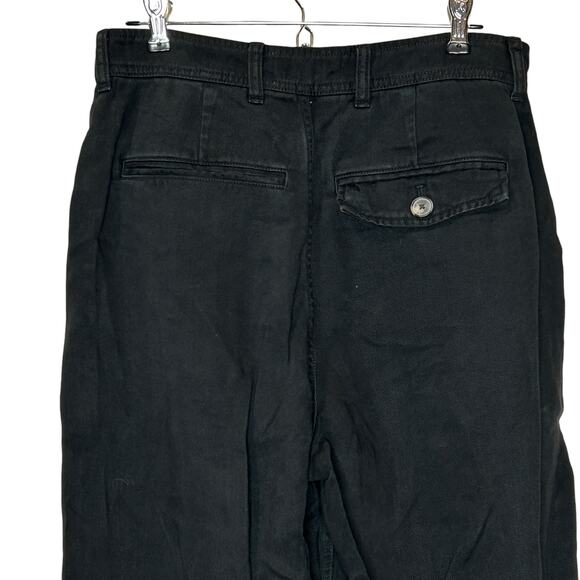 Everlane The Tencel Relaxed Chino Pants Black High Rise Women's 4 NWOT Pockets - Picture 10 of 12